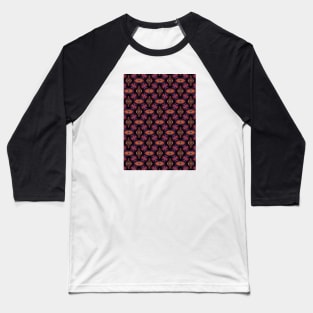 Diamonds Squares and Ovals Baseball T-Shirt